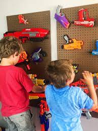 5.0 out of 5 stars 1. Diy Pegboard Nerf Gun Storage Moments With Mandi