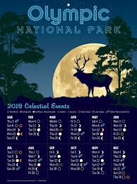Olympic National Park Celestial Events Calendar 2019 In 2019
