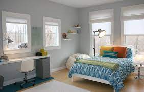 Bedroom Benjamin Moore Sterling 1591
