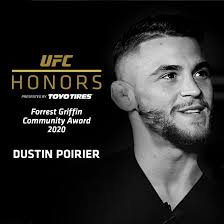 Dustin Poirier Receives Inaugural Forrest Griffin Community Award
