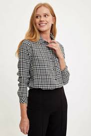 Small although in mens sizes, the t shirts are unisex and can be worn by girls for a loose fit. Defacto Women Black And White Flower Square Patterned Pocket Long Sleeve Shirt S1033az20au 12 500 Id