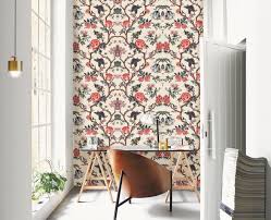 Restauré numériquement par le grand siècle, le décor chinoiseries arbore un motif composé d'éléments exotiques. Papiers Peints Decoratifs Reedition De Papiers Decors Le Grand Siecle