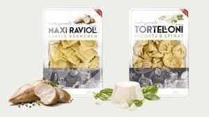 packaging design von milk fur pasta romana verdammt gute pasta aus dem sb kuhlregal in den geschmacksrichtungen hahnch lebensmittel essen lebensmittel ricotta