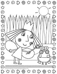 Some of the coloring pages are ben and holly coloring coloring to an. Coloring Page 4 Ben Holly