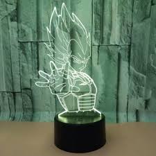 Vegeta Lampe 3d Lamp 3d Lamp Dragon Ball