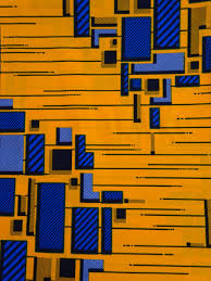 African Fabric By The Yard Blue Yellow Orange African Print Etsy African Print Fabric African Fabric African Print