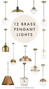 Free shipping · excellent service · huge selection · name brands 12 Affordable Brass Pendant Lights
