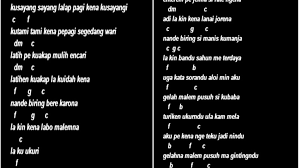 chord lagu karo Antha prima ginting_gelah man bandu - Cord lirik Lagu