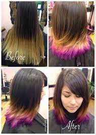 Ombre Pixie Makeover Medium Length Hair Purple Pink Brown Red Brown Hair Medium Length Hair Styles Short Hair Balayage