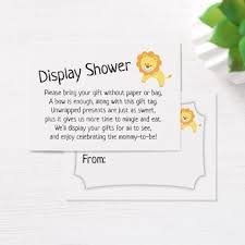 When do babies start eating baby food? Simple No Wrap Baby Shower Gift Card With Lion Zazzle Com In 2021 Baby Shower Gifts Baby Gift Wrapping Trendy Baby Gifts