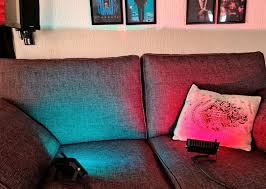 My dorm's bedroom didn't come with lights, so i taped 15m of individually addressable rgb leds to my ceiling and control them through iot. 110 Gaming Room Inspiration Ideas In 2021 Led Lights Lights Game Room