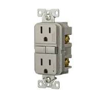 Eaton TRGF15SG-BX-L Tamper-Resistant GFCI Receptacle, 125 V ...