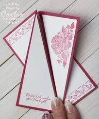 Stampin Up Anleitung Tutorial Papier Karte Hochzeit Selbstgemacht Video Triple Fold Card Karten Basteln Karte Hochzeit Kartenideen