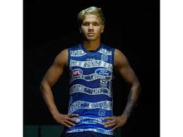 When geelong's afl men's team steps onto the mcg for sir doug nicholls round on saturday, they will be wearing a guernsey that is a pair with the club's. West Coast Eagles Indigenous Guernsey 2017 Eagles And Crows Proud To Launch Guernseys For Afl Eko Nanda