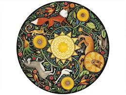 Aesop S Fables Round Placemats By Julie Paschkis Hard And Cork Backed Hadley Table Aesops Fables Art Animal Art