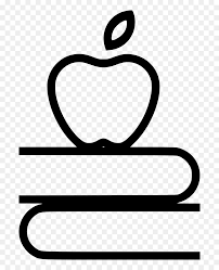 Download Apple Fruit Book Education Study Teaching Svg Png Icon Teacher Symbol Clipart Png Transparent Png Vhv