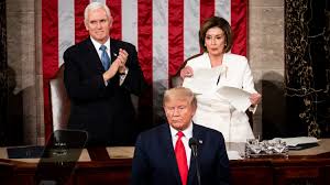 Sitting behind him vice president in addition to a state of the union address, presidents address congress on specific subjects. Trump And Pelosi Exchange Snubs At The State Of The Union Address The New York Times