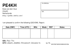 A typical qsl card is a special size but made from the same material as a typical postcard, and most are sent through the mail in envelopes so as not to get mangled by the post office machinery. New Qsl Cards Ordered Again From Lz3hi 2017 08 22 Koos Van Den Hout