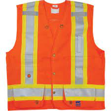 Bandes réfléchissantes de couleur rouge/orange/vert lime/ avec ruban argent 3m. Viking Veste De Securite Pour Arpenteur Orange Haute Visibilite T Grand Polyester Csa Z96 Classe 2 Niveau 2 Sdp452 6165o Xl Magasiner Veste Haute Visibilite Tenaquip