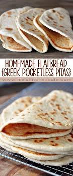 Homemade Flatbread Greek Pocketless Pitas Recette Recettes De Cuisine Nourriture Cuisine Grecque