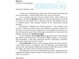 Terjemahan Text 2 A Letter From Saidah Untuk Alia Bahasa Inggris Kelas 10 Saifullah Id