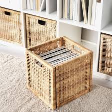 Branas Panier Rotin Ikea In 2020 Ikea Basket Kallax Shelf Ikea