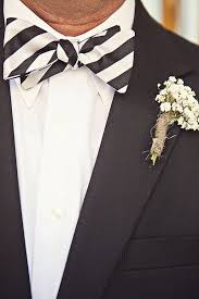 Black And White Striped Bow Tie Black White Striped Bowtie I Christina Karst Photography I Groom Groomstyle White Stripes Wedding Striped Wedding Black White Wedding