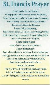 St Francis Prayer Saint Francis Prayer Prayers For Healing Prayers