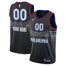 Philadelphia 76ers men's blue ben simmons swingman jersey by nike. Philadelphia 76ers Nike City Edition Swingman Trikot Benutzerdefiniert Jugend 2020