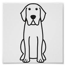Labrador Retriever Dog Cartoon Poster Zazzle Com In 2020 Labrador Retriever Labrador Retriever Dog Cartoon Dog