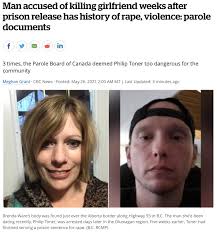 强奸未成年服刑出狱仅6周后，加拿大男子杀女友抛尸公路……