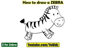 How to draw a mountain zebra? How To Draw A Zebra Youtube