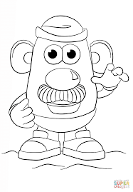 You will enjoy this mr. Mr Potato Head Coloring Page Free Printable Coloring Pages Coloring Home