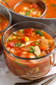 Bring to a simmer and cook 20 minutes. Chicken Vegetable Soup Easy Healthy Spend With Pennies