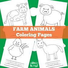 Check out our collection of free animal coloring pages. Farm Animal Coloring Pages Itsybitsyfun Com