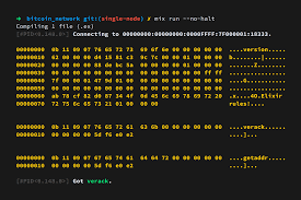 The content of the ledger (usually a series of transaction data which, for example, document account movements) is created jointly in a computer network. Pete Corey Connecting An Elixir Node To The Bitcoin Network
