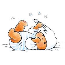 Poster Bobbi Liggend Baby Tekening Baby Illustratie Baby Kunst