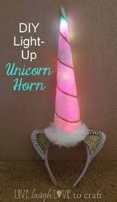 Light Up Unicorn Horn Tutorial Diy Unicorn Costume Unicorn Halloween Costume Diy Costumes Kids