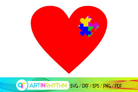 Download Autism Svg Love Autism Svg Heart Svg Graphic By Artinrhythm Creative Fabrica PSD Mockup Templates