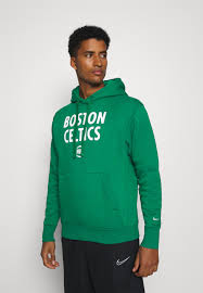 — boston celtics (@celtics) november 20, 2020 the boston celtics have revealed their newest city edition uniform that is modeled after the teams 17 nba championship banners hanging in the rafters. Nike Performance Nba Boston Celtics City Edition Essential Hoodie Club Wear Clover Green Zalando Co Uk
