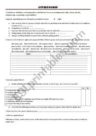 7.0.4.8 unofficial worksheets and learning aids worksheets and other materials that may be of assistance in earning merit badges are available from a variety of. Citizenship Esl Worksheet By Agouram Charaf