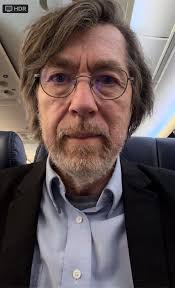 At the end of TV broadcasting there was a plane? A poem?