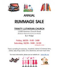 Trinity Lutheran Church and School Church Announcements For The Week of  October 20, 2019