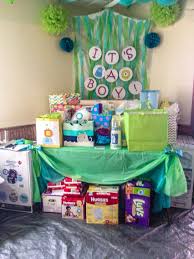 Monsters Inc Baby Shower Decorations Monsters Inc Baby Shower Halloween Baby Shower Monster Baby Showers