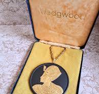 Vintage Tutankhamun Huge Heavy Wedgwood Medallion Pendant ...