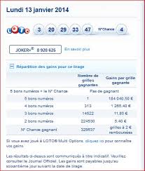 mis à jour le 13 janvier 2021 à 20h52 la somme de 7 millions d'euros était mise en jeu pour le nouveau tirage du loto, ce mercredi 13 janvier 2021. Resultat Loto Tirage Lundi 13 Janvier Gain Par Rang Nombre De Gagnants Gagner Au Loto Et A Euro Millions
