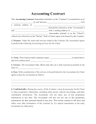 Resignation letter as tax agent. Accounting Contract Template Download Printable Pdf Templateroller