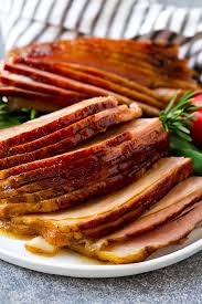 Boneless hams are easier to cut and slice as you don't have to work around a large bone. Crock Pot Ham With Brown Sugar Glaze Dinner At The Zoo
