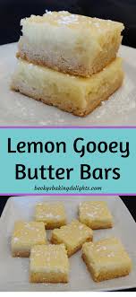 Lemon Gooey Butter Bars Recipe Cake Mix Bars Lemon Recipes Gooey Lemon Bars