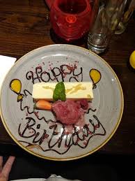 When i commented on tiffany's (food finery) tweet about her making honey crème brûlée that i hadn't made it before, she offered to come over, bring. Happy Birthday Lemon And Clotted Cream Cake At Miller And Carter Stockport Picture Of Miller Carter Stockport Tripadvisor